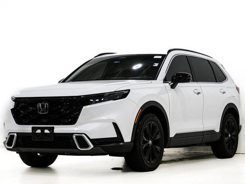 White 2025 Honda CR-V Hybrid Sport Touring AWD