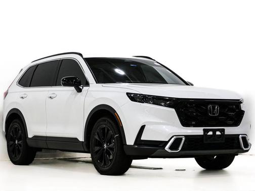 White 2025 Honda CR-V Hybrid Sport Touring AWD
