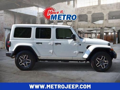Bright White Clearcoat 2025 Jeep Wrangler Sahara