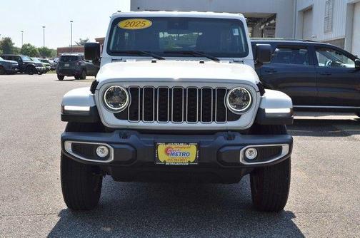 Bright White Clearcoat 2025 Jeep Wrangler Sahara