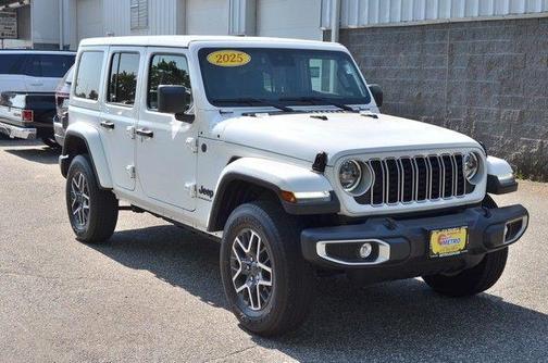 Bright White Clearcoat 2025 Jeep Wrangler Sahara