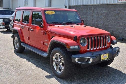 Firecracker Red Clearcoat 2021 Jeep Wrangler Unlimited Sahara