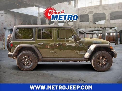Sarge Green Clearcoat 2024 Jeep Wrangler 4xe Sport