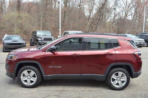 Velvet Red Pearlcoat 2022 Jeep Compass Latitude