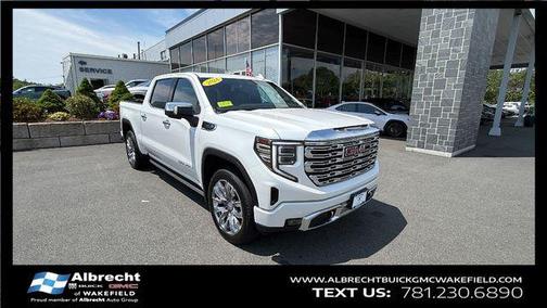 White Frost Tricoat 2024 GMC Sierra 1500 Denali
