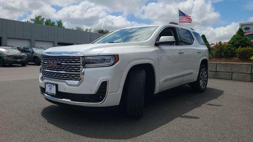 White Frost Tricoat 2023 GMC Acadia Denali