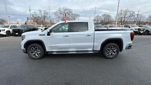Glacier White Tricoat 2026 GMC Sierra 1500 SLT