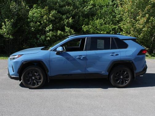 Cavalry Blue 2024 Toyota RAV4 Hybrid SE