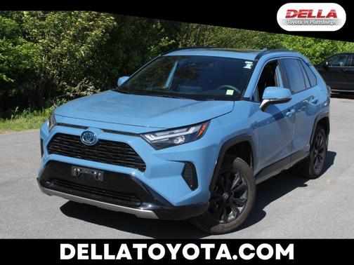 Cavalry Blue 2024 Toyota RAV4 Hybrid SE