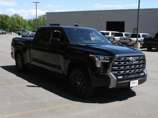 Midnight Black Metallic 2024 Toyota Tundra Hybrid Platinum
