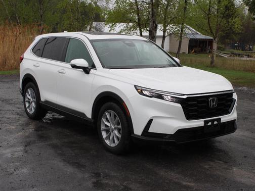 Platinum White Pearl 2025 Honda CR-V EX