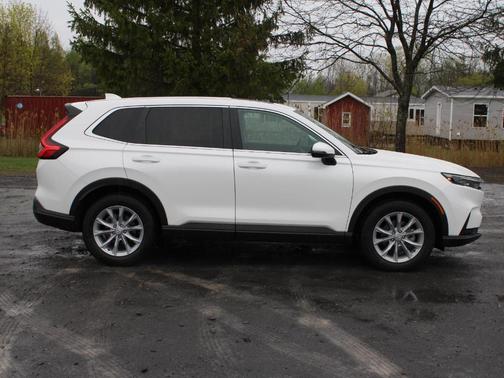 Platinum White Pearl 2025 Honda CR-V EX
