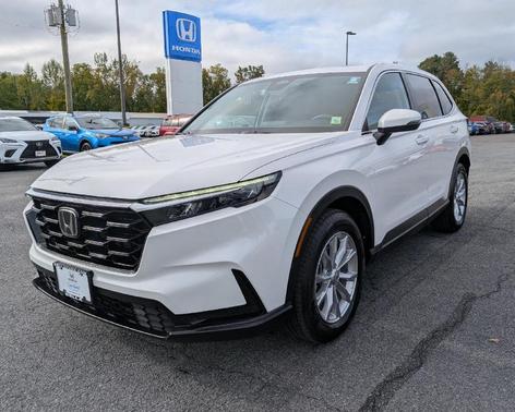 Platinum White Pearl 2024 Honda CR-V EX