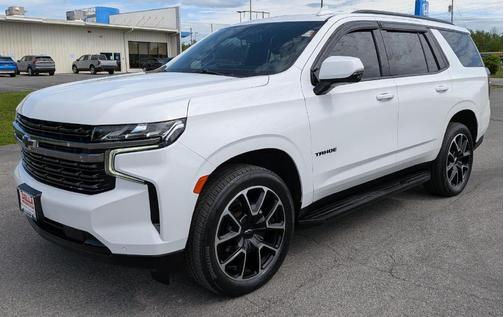 Summit White 2022 Chevrolet Tahoe RST