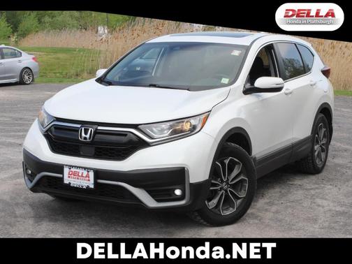 Platinum White Pearl 2020 Honda CR-V EX