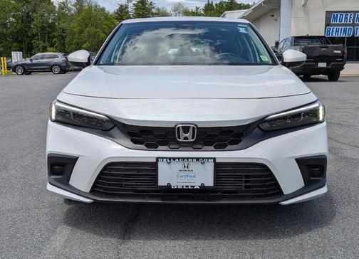 Platinum White Pearl 2023 Honda Civic EX-L