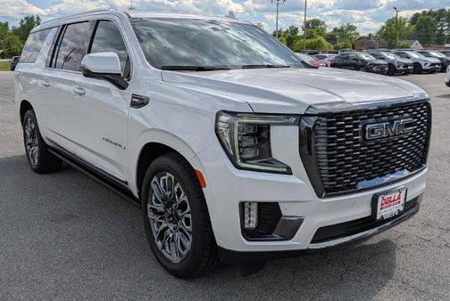 White Frost Tri-Coat 2023 GMC Yukon XL Denali Ultimate