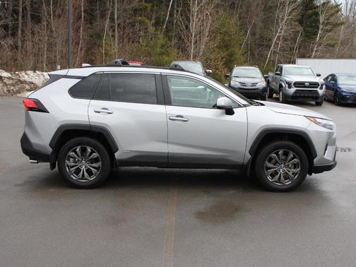 Silver Sky Metallic 2023 Toyota RAV4 Hybrid XLE Premium