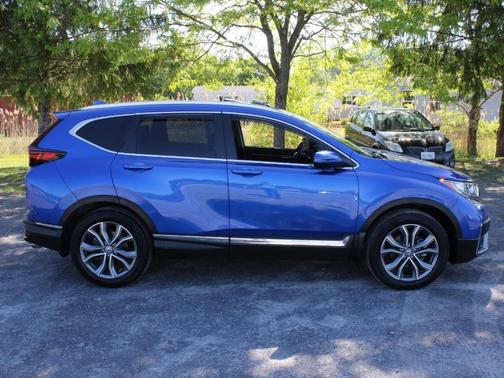 Aegean Blue Metallic 2021 Honda CR-V Touring