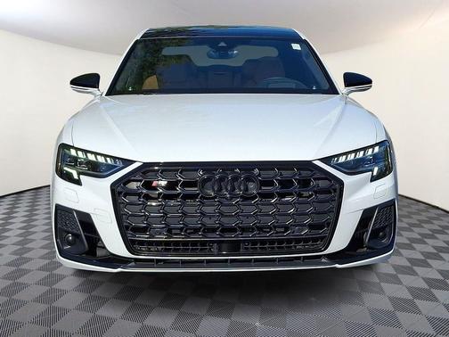 Glacier White Metallic 2023 Audi S8 4.0T