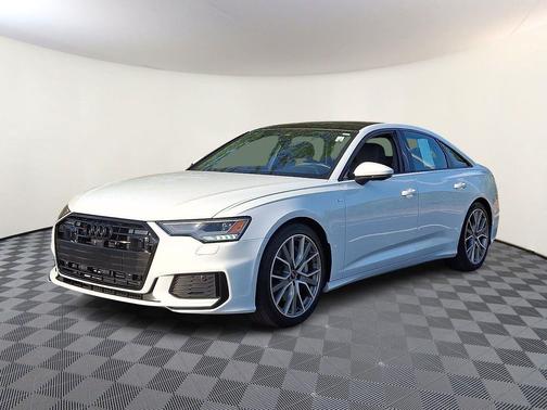 Glacier White 2023 Audi A6 55 Premium Plus
