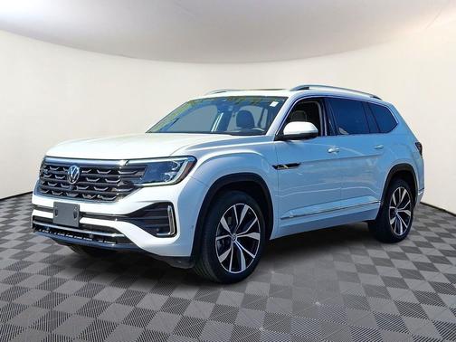Opal White Pearl 2024 Volkswagen Atlas 2.0T SEL Premium R-Line 4MOTION