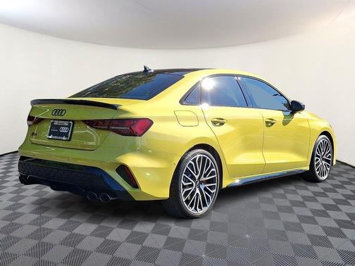 Python Yellow Metallic 2025 Audi S3 Prestige TFSI quattro S tronic