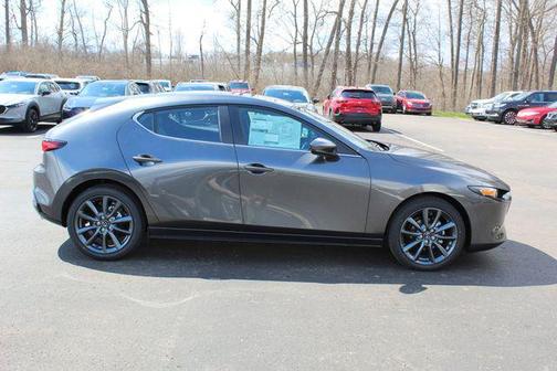 Machine Gray Metallic 2026 Mazda Mazda3 FWD w/Preferred Package