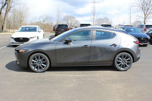 Machine Gray Metallic 2026 Mazda Mazda3 FWD w/Preferred Package