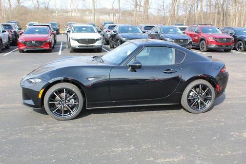 Jet Black Mica 2026 Mazda MX-5 Miata RF Grand Touring
