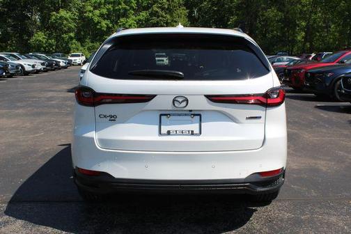 Rhodium White Premium 2026 Mazda CX-90 PHEV Premium Sport