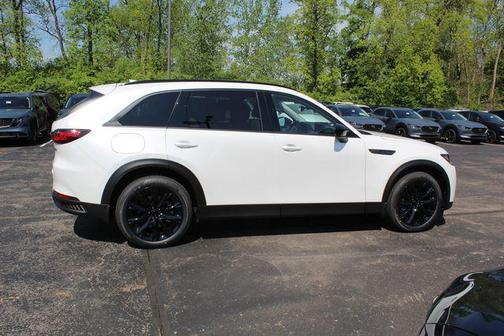 Rhodium White Premium 2026 Mazda CX-90 PHEV Premium Sport