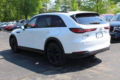 Rhodium White Premium 2026 Mazda CX-90 PHEV Premium Sport
