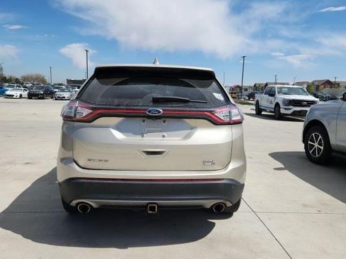 White Gold 2017 Ford Edge SEL