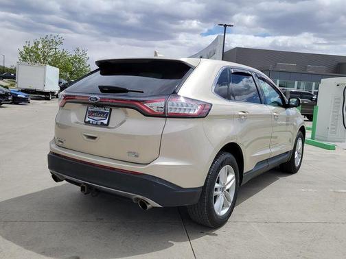 White Gold Metallic 2017 Ford Edge SEL