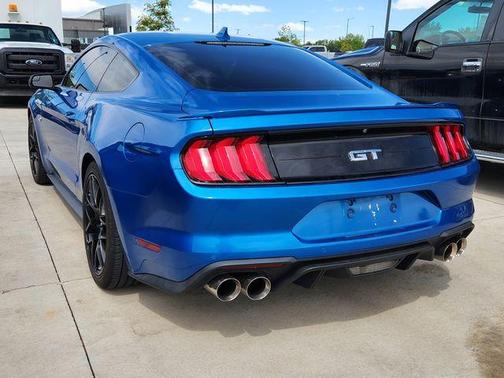 Blue 2020 Ford Mustang GT Premium