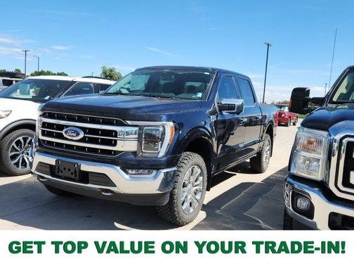 Blue Metallic 2021 Ford F-150 Lariat