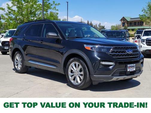 Black Metallic 2020 Ford Explorer XLT