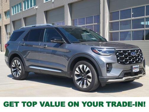 Carbonized Gray Metallic 2025 Ford Explorer Platinum
