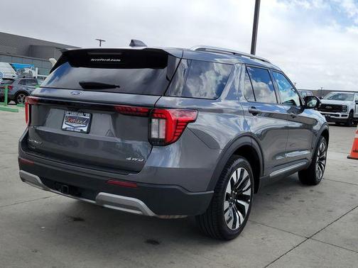 Gray Metallic 2025 Ford Explorer Platinum