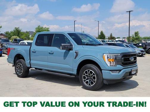 Blue 2023 Ford F-150 XLT