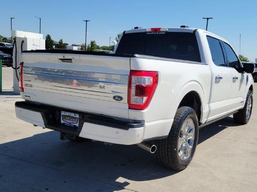Star White Metallic Tri-Coat 2022 Ford F-150 Platinum