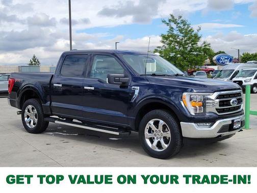 Antimatter Blue Metallic 2023 Ford F-150 XLT