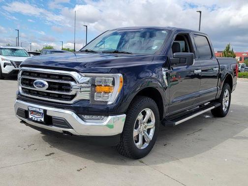 Antimatter Blue Metallic 2023 Ford F-150 XLT