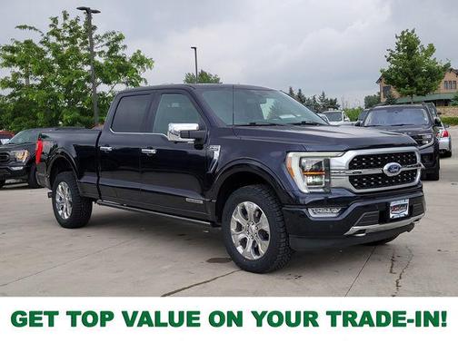 Antimatter Blue Metallic 2021 Ford F-150 Platinum