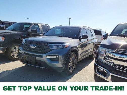 Gray Metallic 2022 Ford Explorer XLT