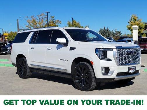White Frost Tricoat 2021 GMC Yukon XL Denali