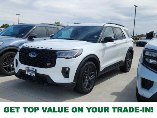 White Metallic 2025 Ford Explorer ST