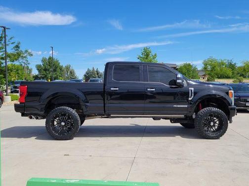 Shadow Black 2017 Ford F-350 Platinum