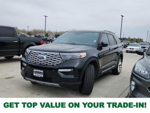 Agate Black Metallic 2023 Ford Explorer Platinum